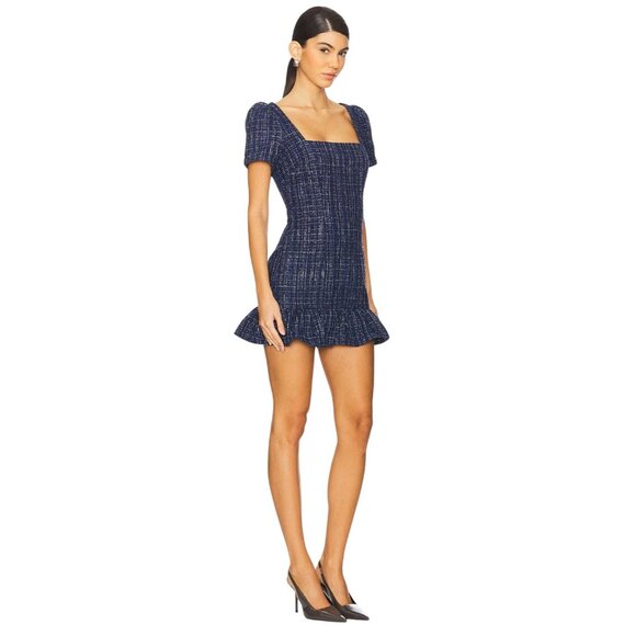 MORE TO COME Charlene Mini Dress in Blue X-Small New Womens - Picture 2 of 10